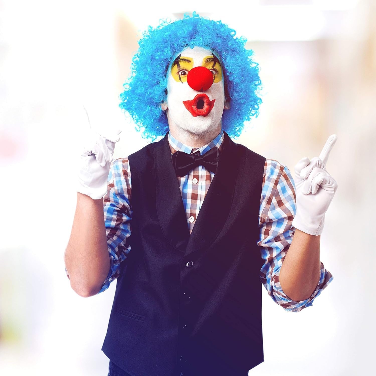 Small Plastic Joker Clown Nose Toy (1 Pc  Mix Color  Design) Small Plastic Joker Clown Nose Toy (1 Pc  Mix Color  Design)